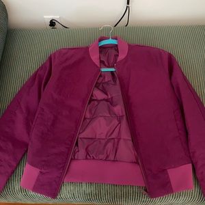 Lululemon, size small bomber jacket